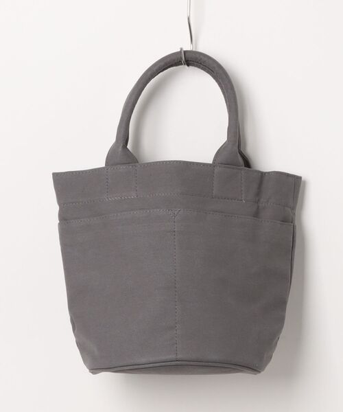 EARTH MADE（アースメイド）の「ROUND-BOTTOM TOTE（トートバッグ・レディース・ブルー/グレー/ベージュ・FREE）」の3枚目の写真