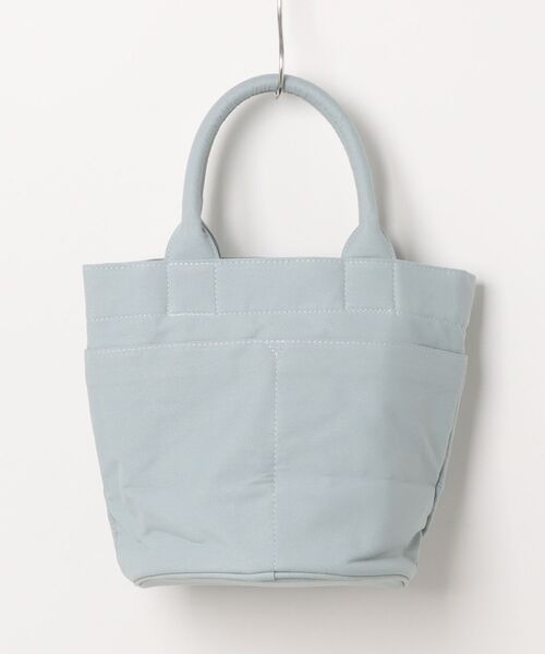 EARTH MADE（アースメイド）の「ROUND-BOTTOM TOTE（トートバッグ・レディース・ブルー/グレー/ベージュ・FREE）」の5枚目の写真