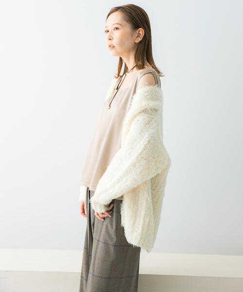 URBAN RESEARCH ROSSO WOMEN（アーバンリサーチ　ロッソ）の「2WAYネックサテンタンク（その他トップス・レディース・オフホワイト/ベージュ・FREE）」の3枚目の写真