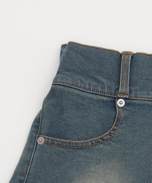 WEGO（ウィゴー）の「WEGO/ベルト付デニムプリーツスカパン（デニムスカート・レディース・コバルトブルー/ダークブルー/ブラック系3・FREE）」の17枚目の写真