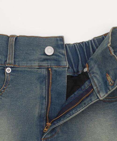 WEGO（ウィゴー）の「WEGO/ベルト付デニムプリーツスカパン（デニムスカート・レディース・コバルトブルー/ダークブルー/ブラック系3・FREE）」の18枚目の写真