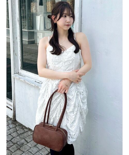 dazzlin（ダズリン）の「ミドルハンドルバッグ（ハンドバッグ・レディース・アイボリー/ブラック/キャメル・FREE）」の12枚目の写真