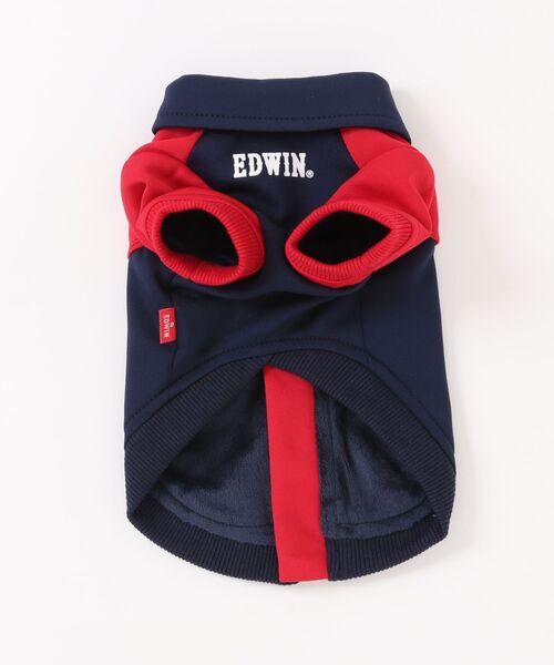 EDWIN（エドウィン）の「EDWIN/切替バイカラージャケット（ペットウェア・メンズ・ブルー/ネイビー・L/M/S/XS/3L/2L）」の19枚目の写真