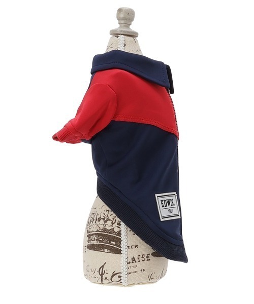 EDWIN（エドウィン）の「EDWIN/切替バイカラージャケット（ペットウェア・メンズ・ブルー/ネイビー・L/M/S/XS/3L/2L）」の6枚目の写真