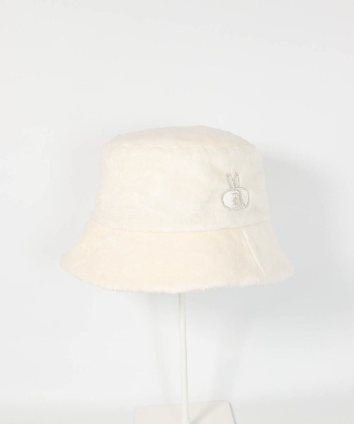 LADIES>ポイント刺繍ファーハット（ハット）｜archivio（アルチビオ