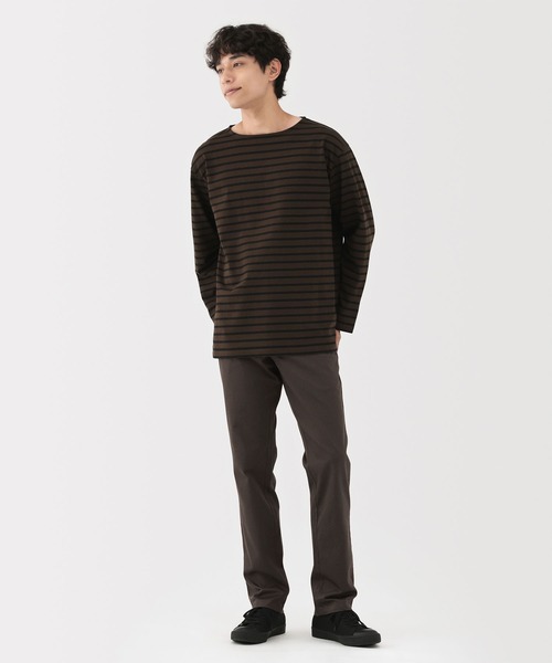 無印良品（ムジルシリョウヒン）の「紳士　ストレッチチノスリムパンツ（チノパンツ・メンズ・チャコールグレー/ライトベージュ/ブラック/ダークブラウン・82/79/76/73/88/85）」の22枚目の写真