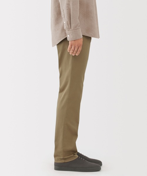 無印良品（ムジルシリョウヒン）の「紳士　ストレッチチノスリムパンツ（チノパンツ・メンズ・チャコールグレー/ライトベージュ/ブラック/ダークブラウン・82/79/76/73/88/85）」の15枚目の写真