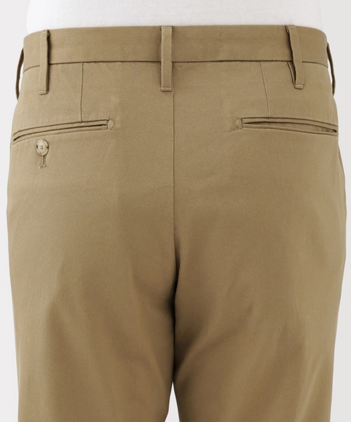 無印良品（ムジルシリョウヒン）の「紳士　ストレッチチノスリムパンツ（チノパンツ・メンズ・チャコールグレー/ライトベージュ/ブラック/ダークブラウン・82/79/76/73/88/85）」の18枚目の写真