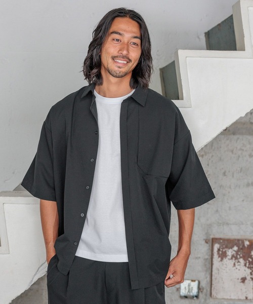 HEREIAM（ヘレイアム）の「【HEREIAM MEN】COOL DOTS SH（シャツ/ブラウス・メンズ・ブラック・LARGE/MEDIUM）」の13枚目の写真