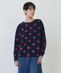 ルグランブルー、コクーン型カットソー Aletta vita カットソー 7分袖 ドルマン ボートネック 30代 40代