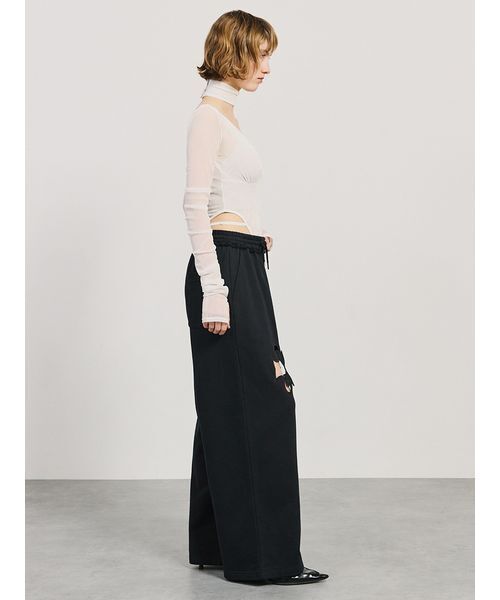V Neck Sheer Bodysuit/Vネックシアーボディスーツ（Tシャツ