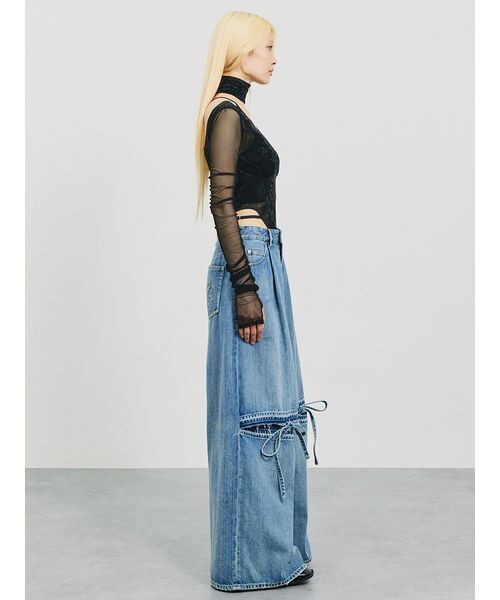 V Neck Sheer Bodysuit/Vネックシアーボディスーツ V Neck Sheer Bodysuit/Vネックシアーボディスーツ（Tシャツ