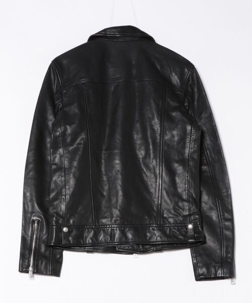 MILO ASYMMETRIC ZIP LEATHER BIKER JACKET | MILO