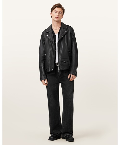 オールセインツ　ライダースジャケット オールセインツ ライダースジャケット ダブルライダース レザー