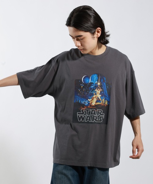 BAYFLOW(ベイフロー)の「【STAR WARS(スター・ウォーズ)】プリントTシャツ(Tシャツ/カットソー・メンズ・グレー系その他/オフホワイト/グレー系その他2・MEDIUM/LARGE)」の3枚目の写真