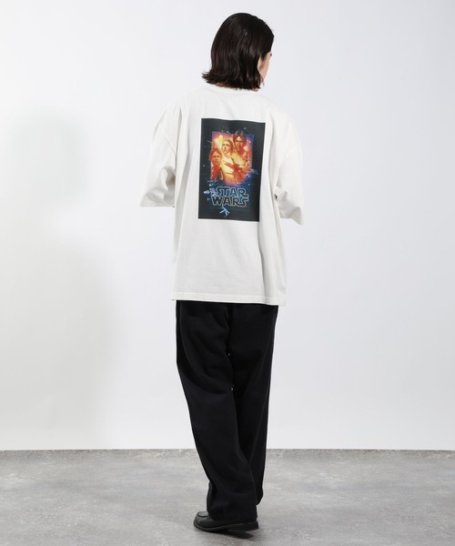 BAYFLOW(ベイフロー)の「【STAR WARS(スター・ウォーズ)】プリントTシャツ(Tシャツ/カットソー・メンズ・グレー系その他/オフホワイト/グレー系その他2・MEDIUM/LARGE)」の4枚目の写真