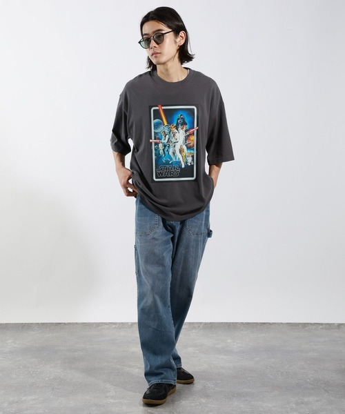 BAYFLOW(ベイフロー)の「【STAR WARS(スター・ウォーズ)】プリントTシャツ(Tシャツ/カットソー・メンズ・グレー系その他/オフホワイト/グレー系その他2・MEDIUM/LARGE)」の9枚目の写真