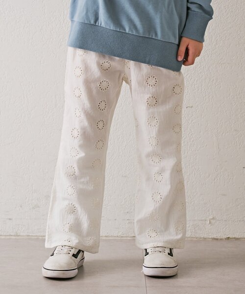 CIAOPANIC TYPY(チャオパニックティピー)の「【KIDS】【India】カットワークレースフレアパンツ(その他パンツ・キッズ・ブラック/ホワイト・LARGE/MEDIUM/SMALL/XX-LARGE/X-LARGE)」の3枚目の写真