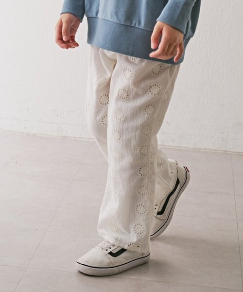 CIAOPANIC TYPY(チャオパニックティピー)の「【KIDS】【India】カットワークレースフレアパンツ(その他パンツ・キッズ・ブラック/ホワイト・LARGE/MEDIUM/SMALL/XX-LARGE/X-LARGE)」の5枚目の写真