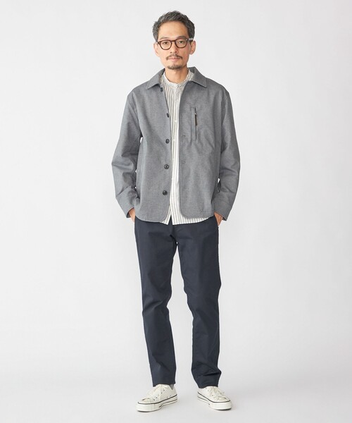 SHIPS(シップス)の「SHIPS: SOLOTEX(R) FULFLAN(R) ユーティリティ ジャケット(その他アウター・メンズ・ネイビー/ブラウン/グレー・SMALL/MEDIUM/LARGE/X-LARGE)」の4枚目の写真