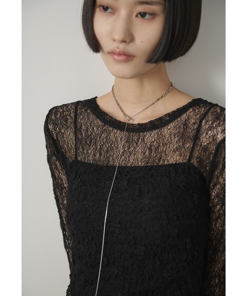 AIC.（エーアイシー）の「リングデザインロングネックレス/ステンレス（ネックレス・レディース・シルバー・FREE）」の4枚目の写真