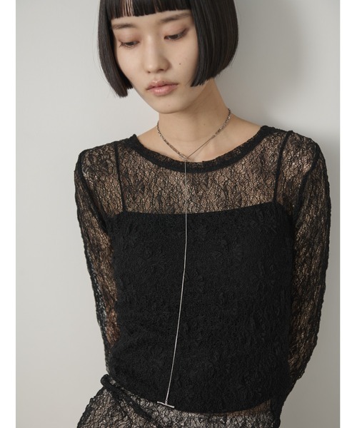 AIC.（エーアイシー）の「リングデザインロングネックレス/ステンレス（ネックレス・レディース・シルバー・FREE）」の6枚目の写真