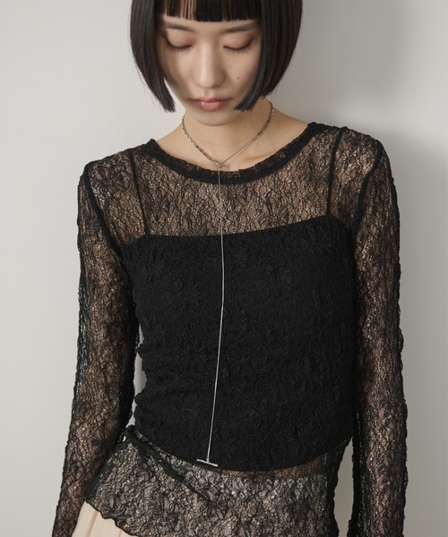 AIC.（エーアイシー）の「リングデザインロングネックレス/ステンレス（ネックレス・レディース・シルバー・FREE）」の7枚目の写真