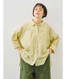 SM2 | ストライプ柄七分袖シャツ(シャツ/ブラウス)