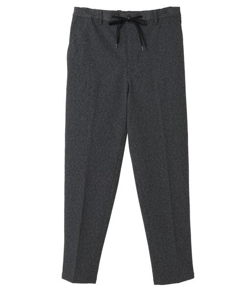 MEN'S MELROSE（メンズメルローズ）の「ウーリービシュウ ドビーコンフォートイージーパンツ(セットアップ可)（スラックス・メンズ・ブラック/ネイビー/グレー/ブラウン・3/2/4/5）」の14枚目の写真