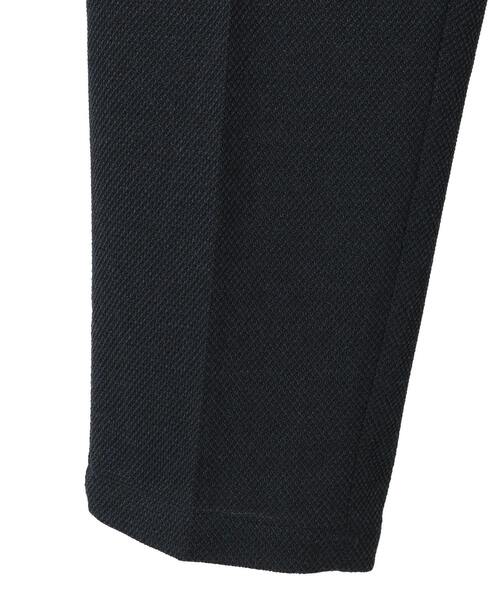 MEN'S MELROSE（メンズメルローズ）の「ウーリービシュウ ドビーコンフォートイージーパンツ(セットアップ可)（スラックス・メンズ・ブラック/ネイビー/グレー/ブラウン・3/2/4/5）」の5枚目の写真