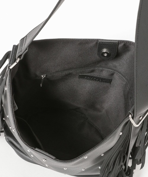 BAYFLOW（ベイフロー）の「2WAYフリンジバッグ（ショルダーバッグ・レディース・ブラック/アイボリー・FREE）」の20枚目の写真