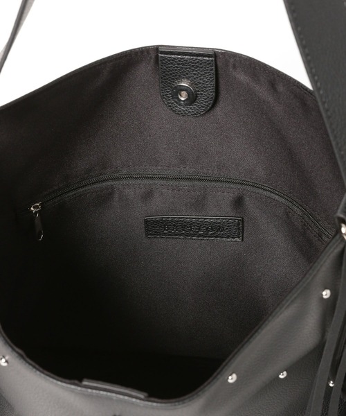 BAYFLOW（ベイフロー）の「2WAYフリンジバッグ（ショルダーバッグ・レディース・ブラック/アイボリー・FREE）」の21枚目の写真