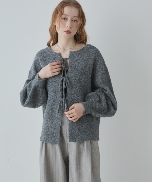 Bab(バブ)の「【セットアイテム/セットアップ/選べるサイズ展開/低身長/高身長向けサイズあり】前後2WAYニットトップス+タックキャミワンピース(ワンピース・レディース・チャコールグレー/モカ/アイボリー・M/S/L)」の10枚目の写真