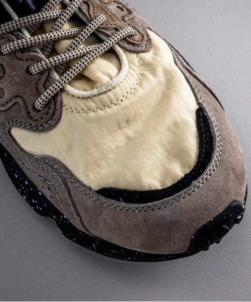 FlowerMOUNTAIN(フラワーマウンテン)の「Flower MOUNTAIN/フラワーマウンテン/YAMANO 3/ヤマノ3(スニーカー・メンズ・グレー/グリーン・41/42/43)」の7枚目の写真