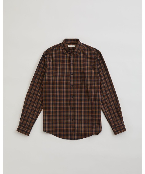 THE SHINZONE（ザ　シンゾーン）の「THE SHINZONE PECK CHEKERD SHIRT 25AMSBL06（シャツ/ブラウス・レディース・ベージュ/ネイビー・FREE）」の2枚目の写真