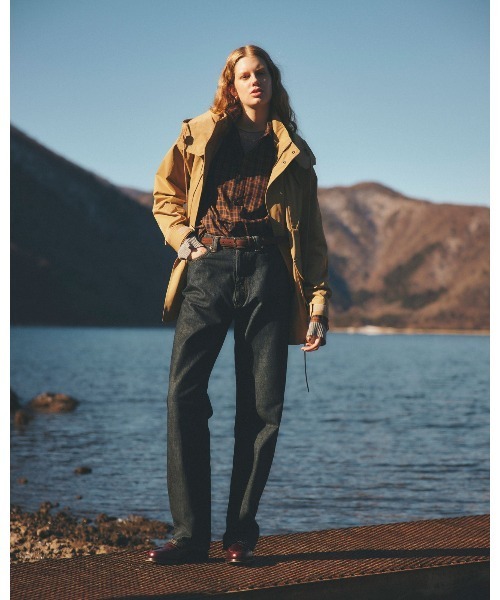 THE SHINZONE（ザ　シンゾーン）の「THE SHINZONE PECK CHEKERD SHIRT 25AMSBL06（シャツ/ブラウス・レディース・ベージュ/ネイビー・FREE）」の3枚目の写真