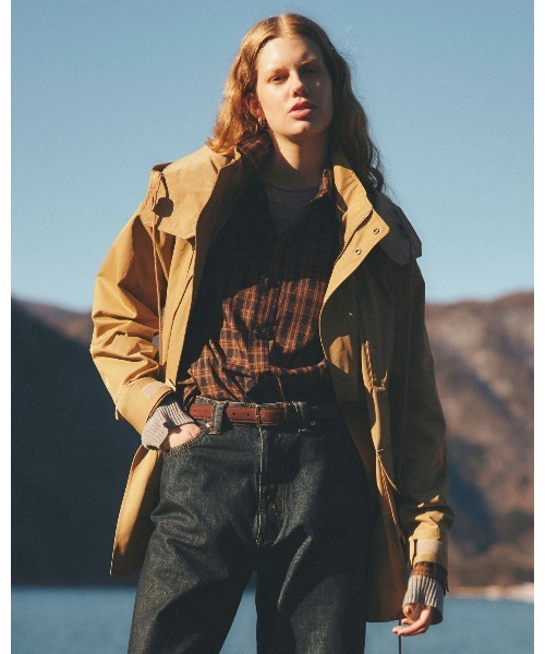 THE SHINZONE（ザ　シンゾーン）の「THE SHINZONE PECK CHEKERD SHIRT 25AMSBL06（シャツ/ブラウス・レディース・ベージュ/ネイビー・FREE）」の4枚目の写真