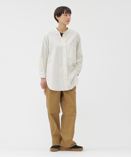 MHL.（エムエイチエル）の「NATURAL COTTON SHIRTING（シャツ/ブラウス・レディース・ナチュラル・2/1）」の2枚目の写真