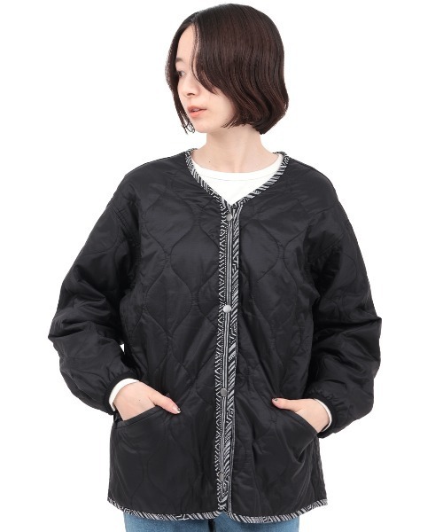 チチカカ（チチカカ）の「３ｗａｙビッグモッズコート（モッズコート・レディース・カーキ/ブラック・FREE）」の21枚目の写真