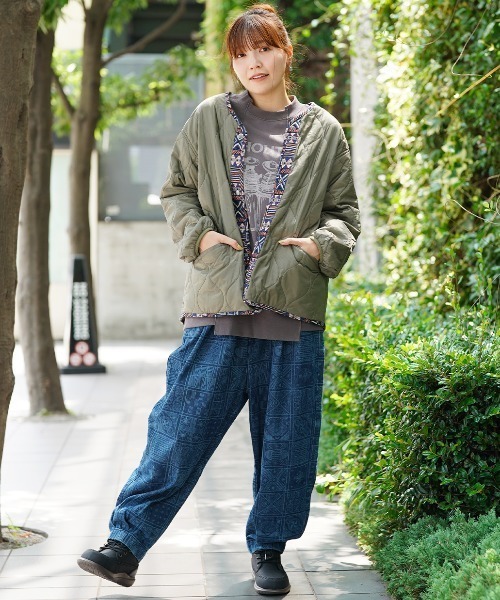 チチカカ（チチカカ）の「３ｗａｙビッグモッズコート（モッズコート・レディース・カーキ/ブラック・FREE）」の9枚目の写真