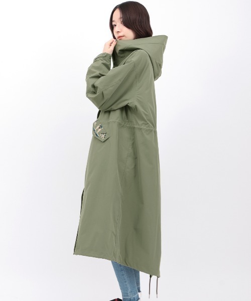 チチカカ（チチカカ）の「３ｗａｙビッグモッズコート（モッズコート・レディース・カーキ/ブラック・FREE）」の14枚目の写真