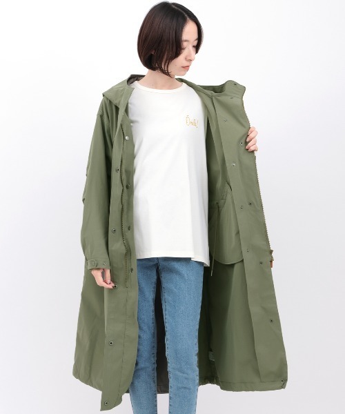 チチカカ（チチカカ）の「３ｗａｙビッグモッズコート（モッズコート・レディース・カーキ/ブラック・FREE）」の16枚目の写真