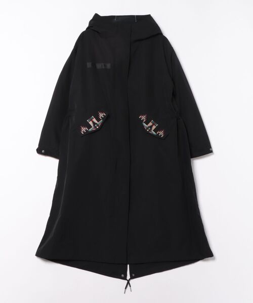 チチカカ（チチカカ）の「３ｗａｙビッグモッズコート（モッズコート・レディース・カーキ/ブラック・FREE）」の3枚目の写真