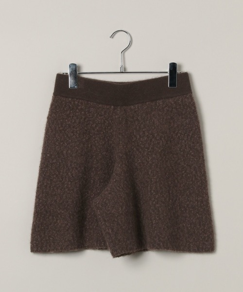 A part by（アパートバイ）の「【セットアップ対応】アンゴラツィードショートパンツ（その他パンツ・レディース・ライトブラウン/ブルー系その他2・FREE）」の2枚目の写真
