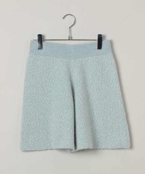 A part by（アパートバイ）の「【セットアップ対応】アンゴラツィードショートパンツ（その他パンツ・レディース・ライトブラウン/ブルー系その他2・FREE）」の9枚目の写真