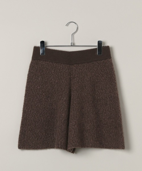 A part by（アパートバイ）の「【セットアップ対応】アンゴラツィードショートパンツ（その他パンツ・レディース・ライトブラウン/ブルー系その他2・FREE）」の3枚目の写真