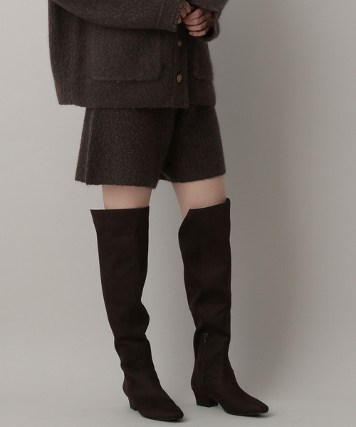 A part by（アパートバイ）の「【セットアップ対応】アンゴラツィードショートパンツ（その他パンツ・レディース・ライトブラウン/ブルー系その他2・FREE）」の18枚目の写真