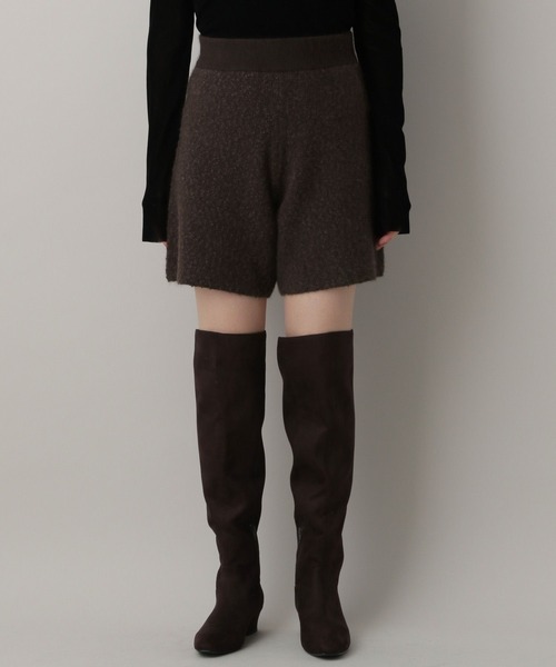 A part by（アパートバイ）の「【セットアップ対応】アンゴラツィードショートパンツ（その他パンツ・レディース・ライトブラウン/ブルー系その他2・FREE）」の19枚目の写真