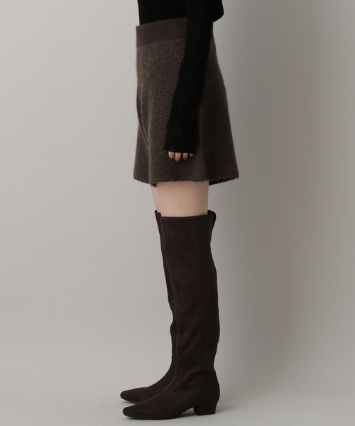 A part by（アパートバイ）の「【セットアップ対応】アンゴラツィードショートパンツ（その他パンツ・レディース・ライトブラウン/ブルー系その他2・FREE）」の13枚目の写真