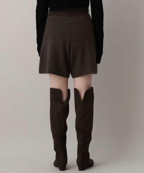 A part by（アパートバイ）の「【セットアップ対応】アンゴラツィードショートパンツ（その他パンツ・レディース・ライトブラウン/ブルー系その他2・FREE）」の16枚目の写真